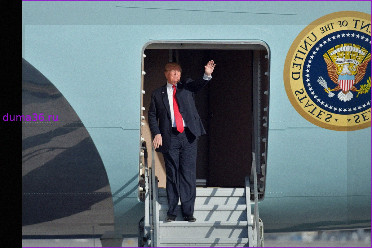 Возвращение Трампа из Турции: старый самолет вместо подаренного лайнера