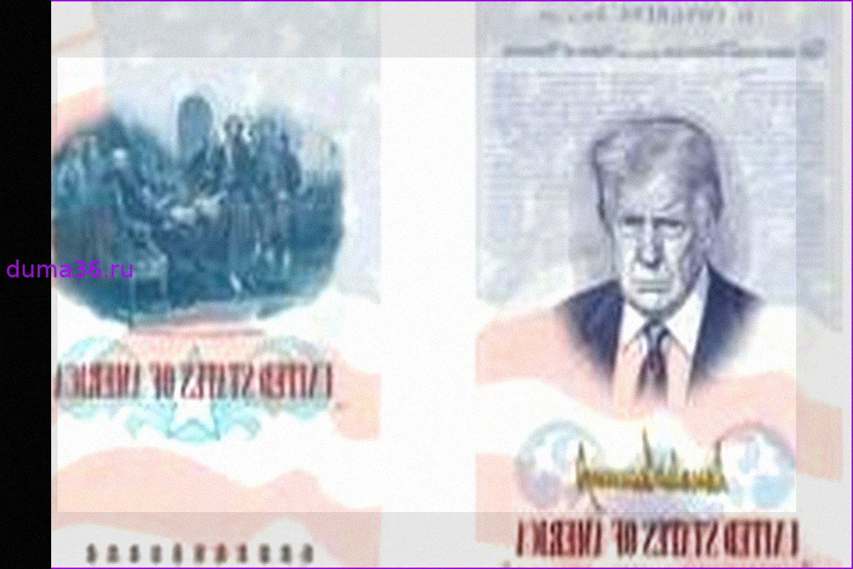 На памятных паспортах США появится изображение Дональда Трампа