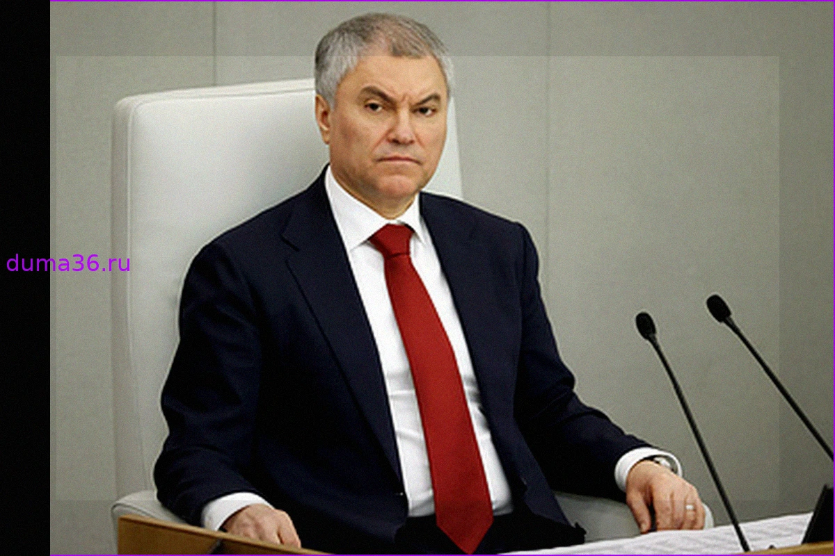 Володин рассказал о законах, вступающих в силу в мае