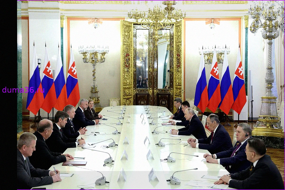 Переговоры Путина и Фицо продлились более полутора часов