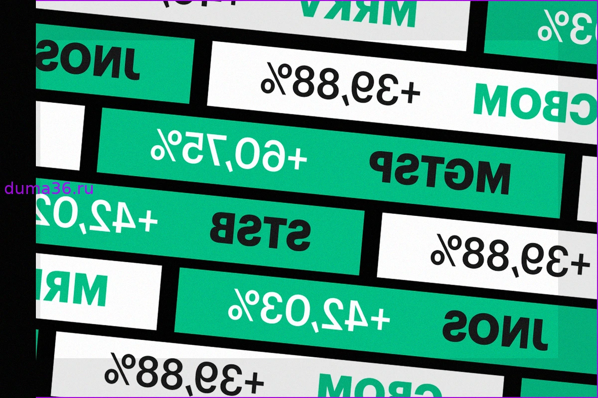 Доходность 60% на падающем рынке: 10 лучших акций с начала 2026 года